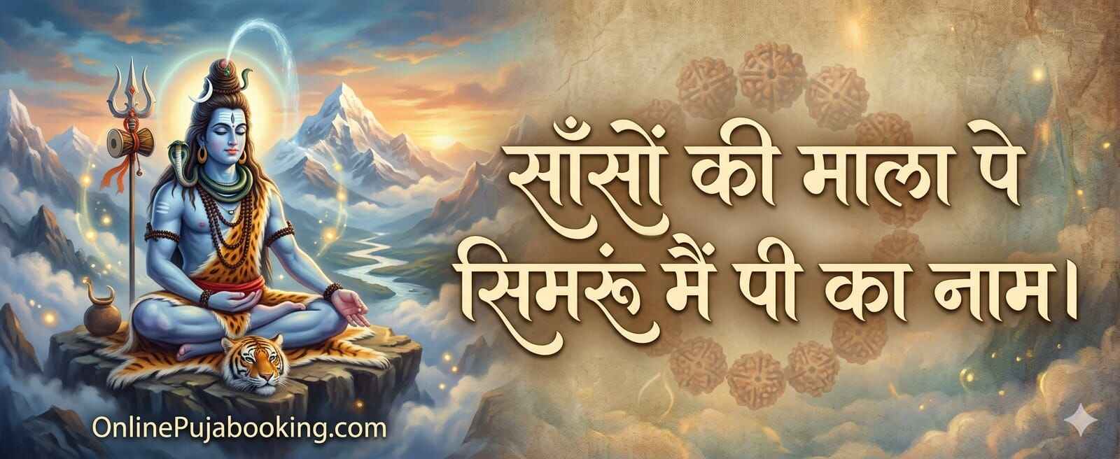 साँसों की माला पे सिमरूं मैं पी का नाम