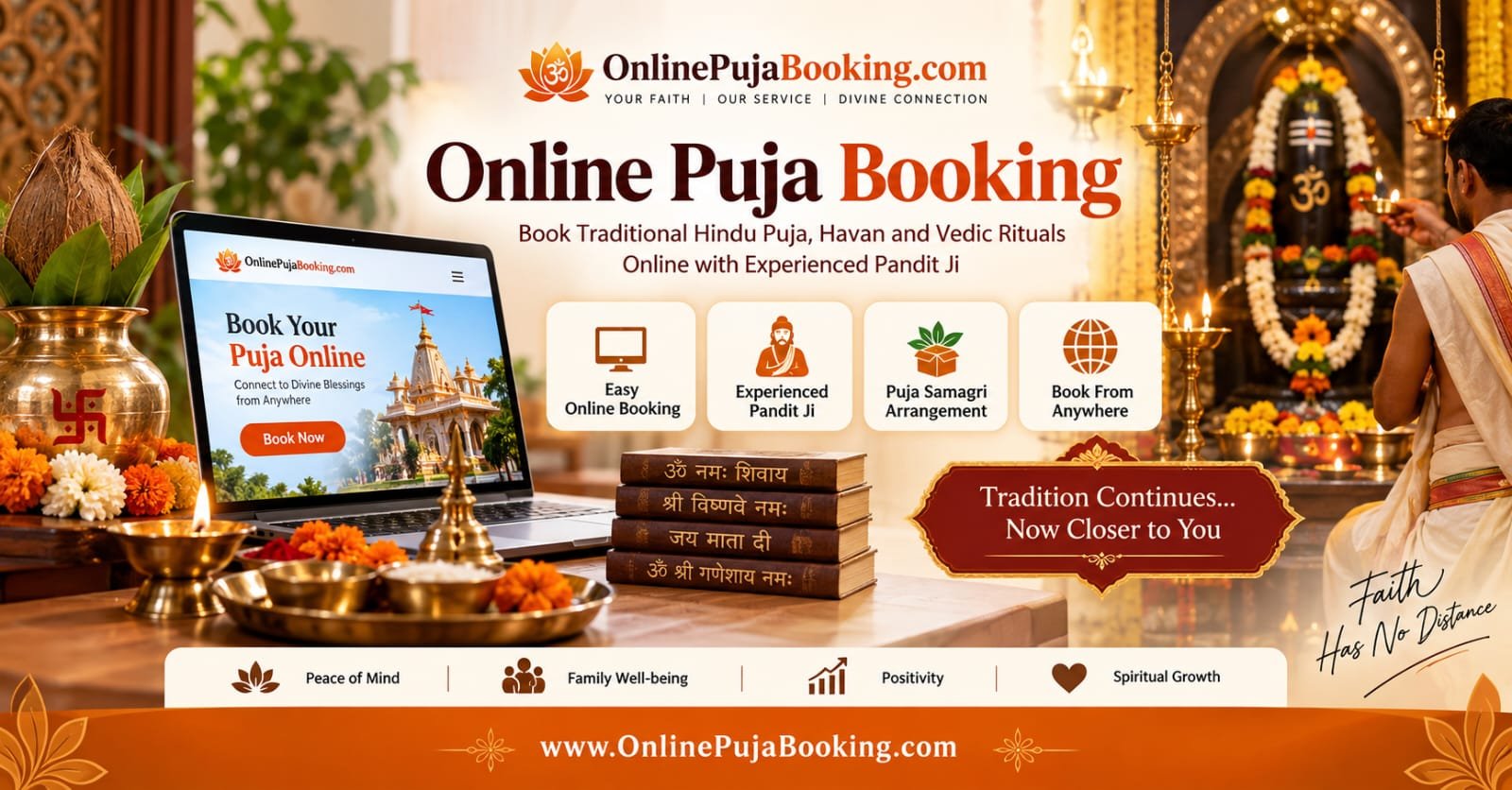 Book Your Pujas Easily with Online Puja Booking